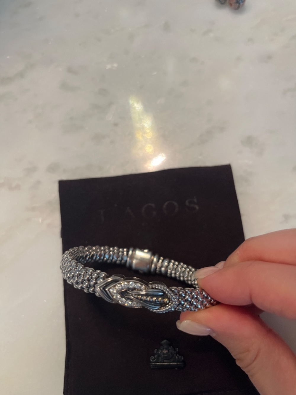 Lagos bracelet with diamonds - Picture 4 of 5
